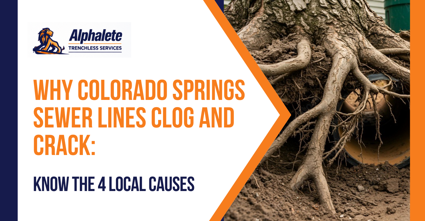 Why Colorado Springs Sewer Lines Clog and Crack: 4 Local Causes