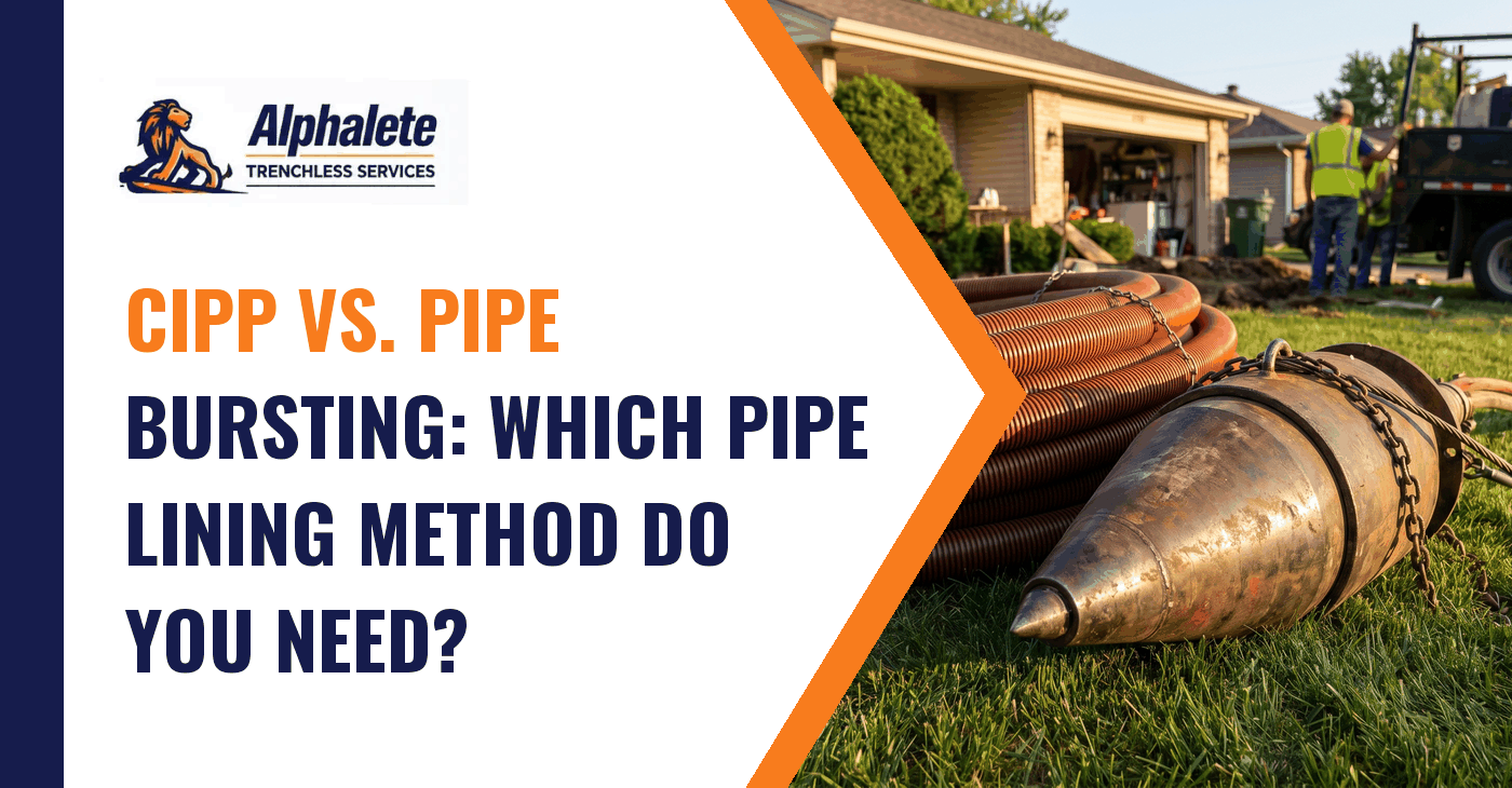 CIPP vs. Pipe Bursting: Which Pipe Lining Method Do You Need?