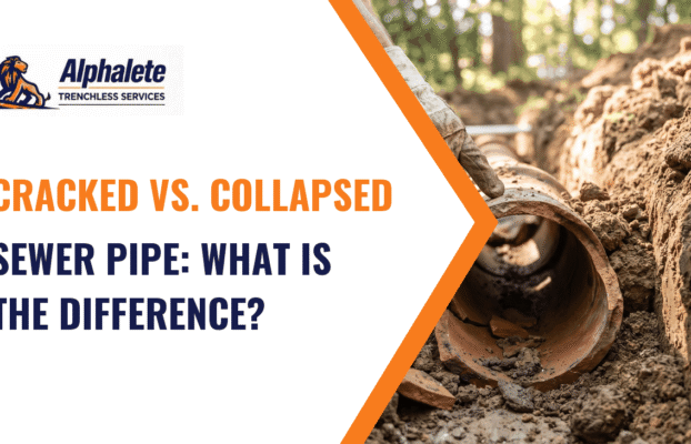 Cracked vs. Collapsed Sewer Pipe: What’s the Difference?