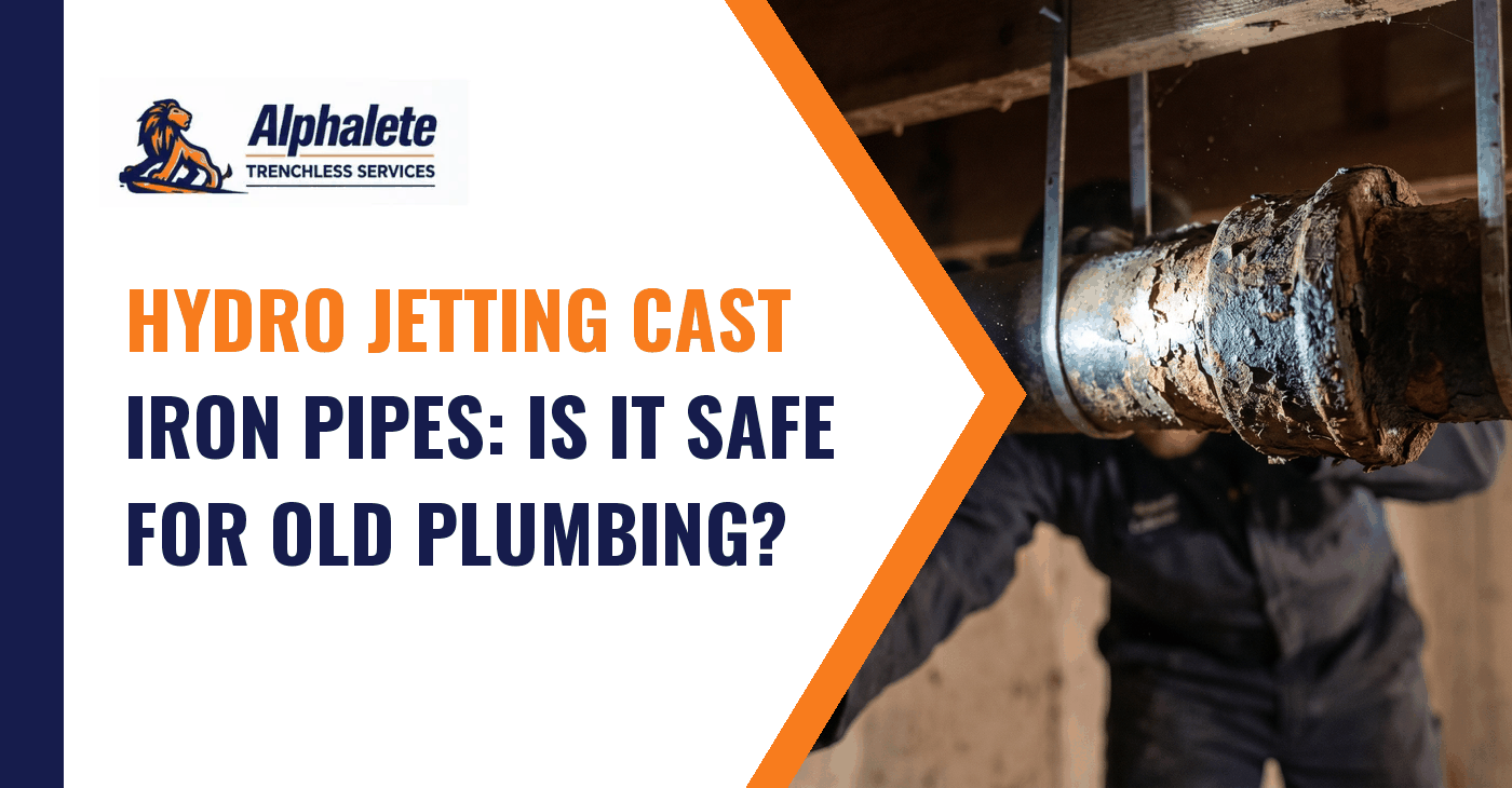 Hydro Jetting Cast Iron Pipes: Is It Safe for Old Plumbing?