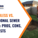 Trenchless vs traditional sewer repair blog header