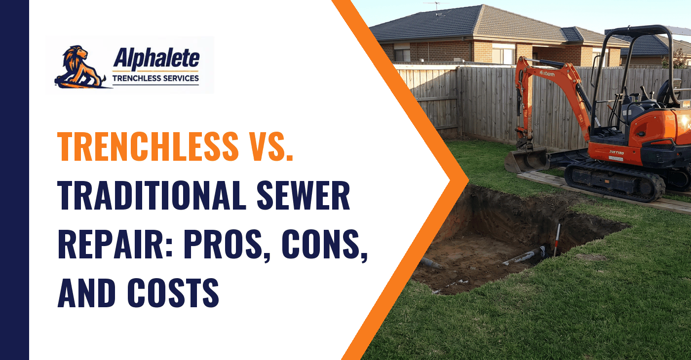 Trenchless vs. Traditional Sewer Repair: Pros, Cons, and Costs