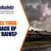 Heavy monsoon-season thunderstorm over a Colorado Front Range home, the kind of storm that can trigger a sewer backup