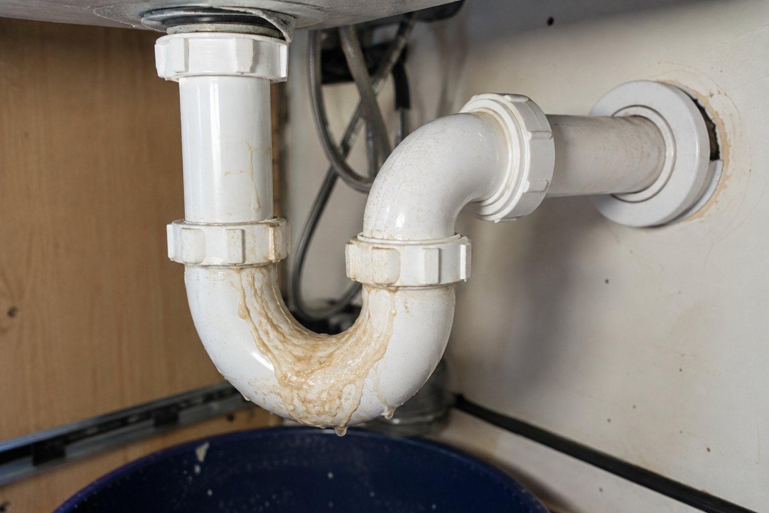 clogged pipe