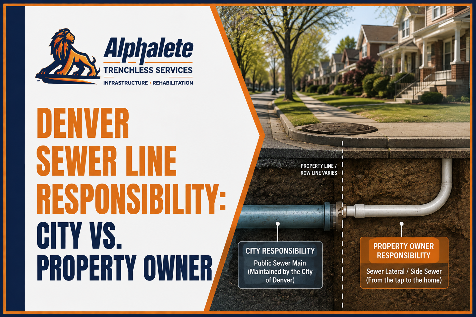 Denver Sewer Line Responsibility: City vs. Property Owner